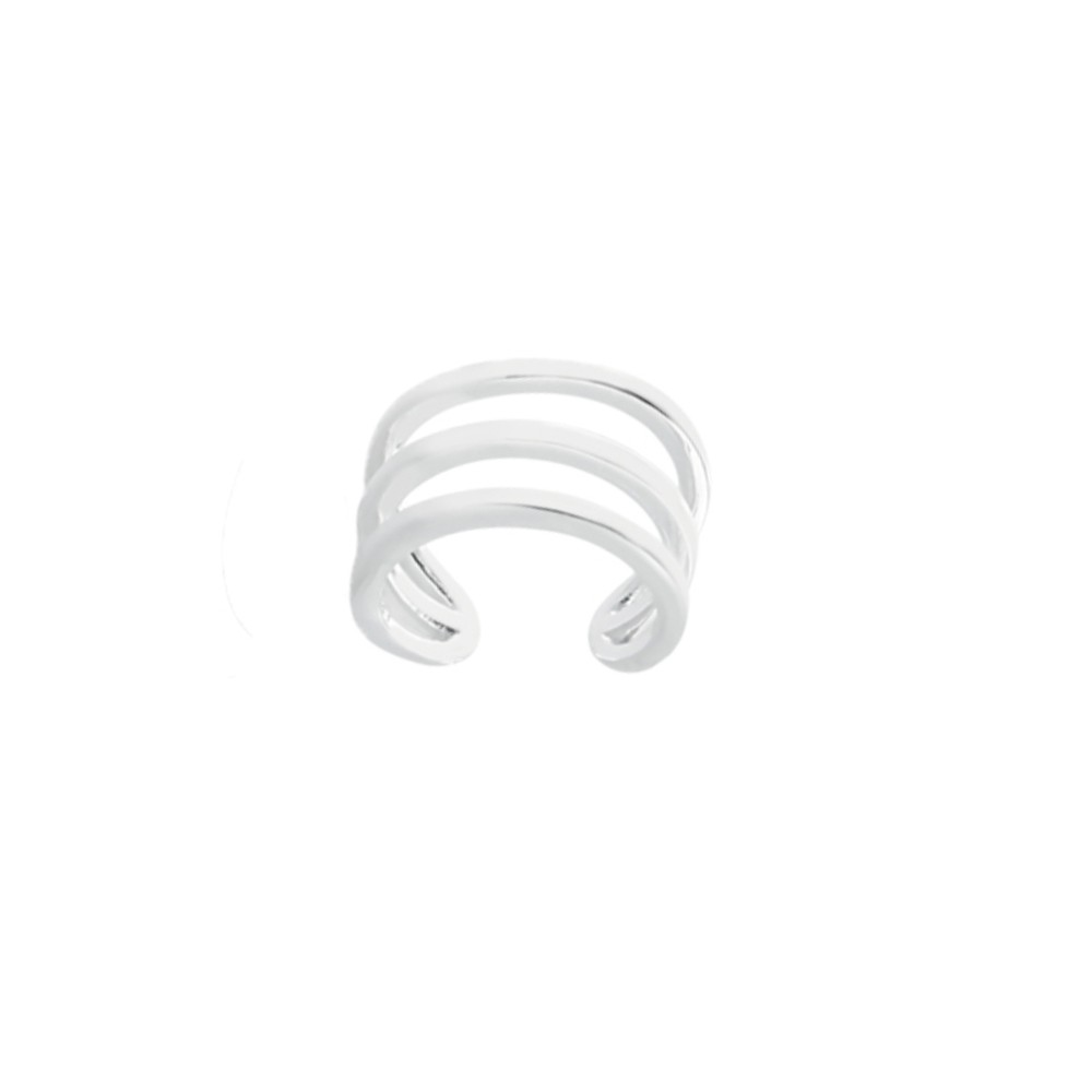 Imagem do produto Piercing de Orelha Vazado Liso Prata 925