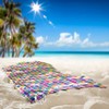 toalha praia - geométrico bolinhas
