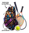 tennis tote raqueteira coleção fashion - animal print colors