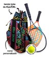 tennis tote raqueteira - neon signs