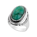 imagem do produto Anel - Kiowa 100% Prata & Esmeralda | Ring – Kiowa 100% Silver and Emerald