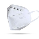 Kit Máscara Descartável Profissional KN95 de Proteção Respiratória Branca - 10 Unidades