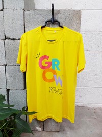 Camiseta Amarela Grow Power