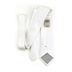 Gravata Regular de Seda - Classic Silk Off-White