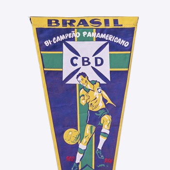Foto do produto Flâmula Bicampeão Panamericano  1952/1956