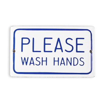 Foto do produto PLACA PLEASE WASH HANDS Pequena