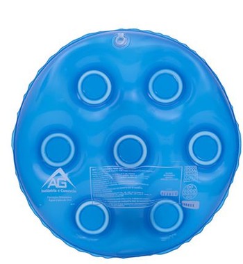 Forração (Almofada) Ortopédica Água Redonda Caixa de Ovo Cód.1119 - AG Plástico