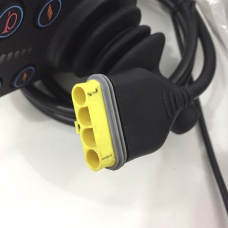 Joystick Completo VR2 para Cadeira de Rodas Motorizada Ortobras - cabo conexão cinza ou amarelo