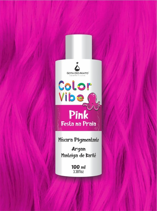 Foto do produto Máscara Pigmentante Pink Festa na Praia 100ml - Color Vibe