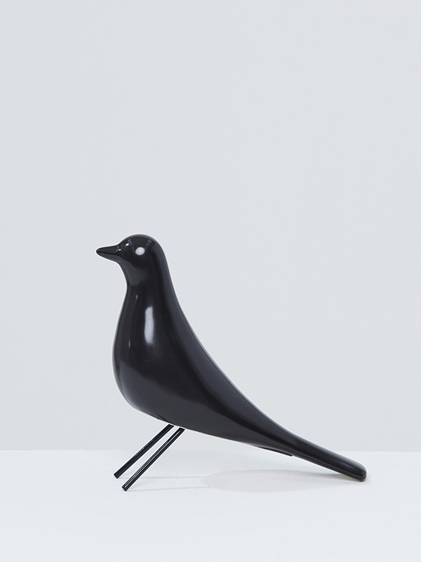 Pássaro Cerâmica Preto