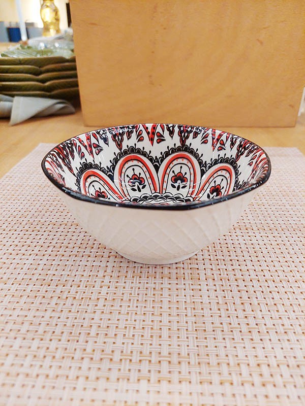 Bowl Cerâmica Textura Indie Flower