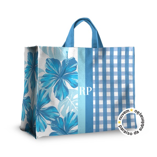 Foto do produto bolsa bagbag coleção samanta sassá - hibisco azul