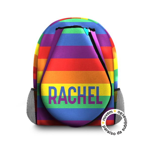 Foto do produto tennis mochila raqueteira rainbow
