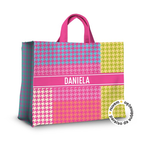 Foto do produto bolsa bagbag coleção autentic - pied le poule colors pink