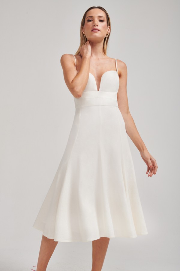 Foto do produto Vestido Jasper Off-White | Jasper Dress Off-White
