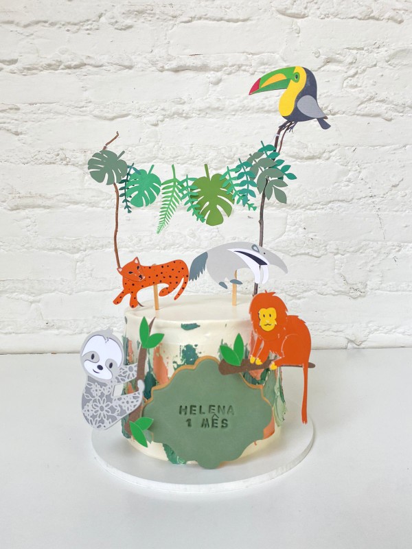 Foto do produto bolo selva infantil