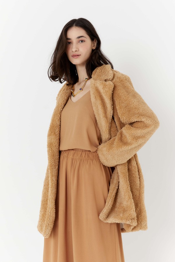 Foto do produto casaco pelúcia ursula