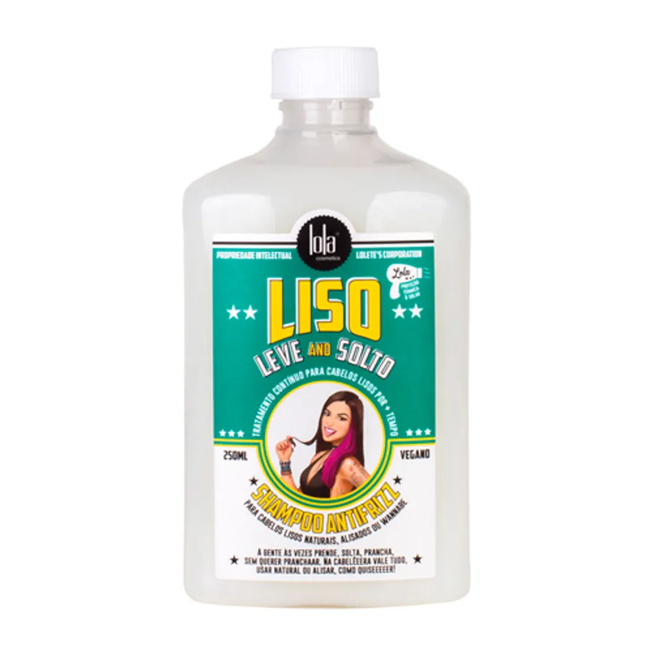 Shampoo Antifrizz 250ml Liso, Leve and Solto - Lola
