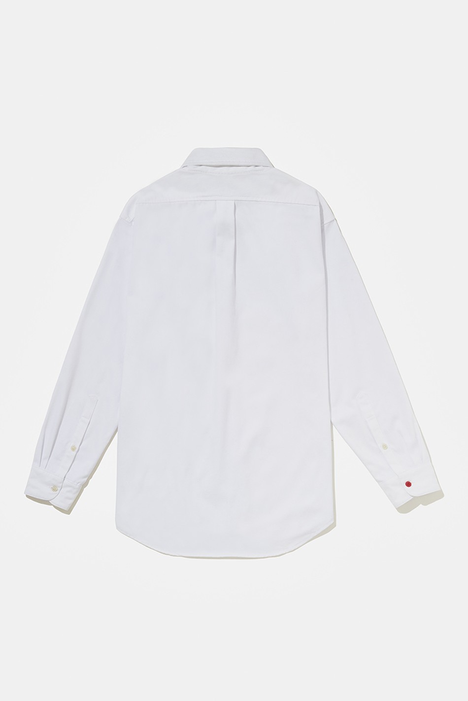 Embroided Logo Long Shirt Off White