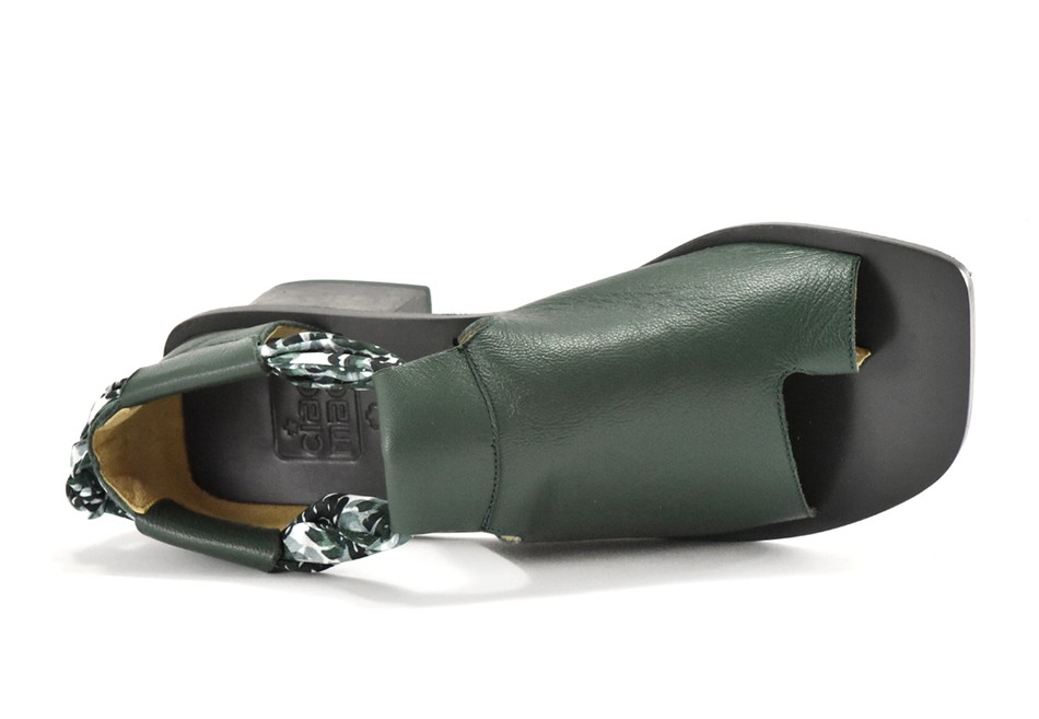 Sandália Vyrsan Top Verde/Cinza + Acessorios|Vyrsan Top Sandal Green/Gray + Accessories
