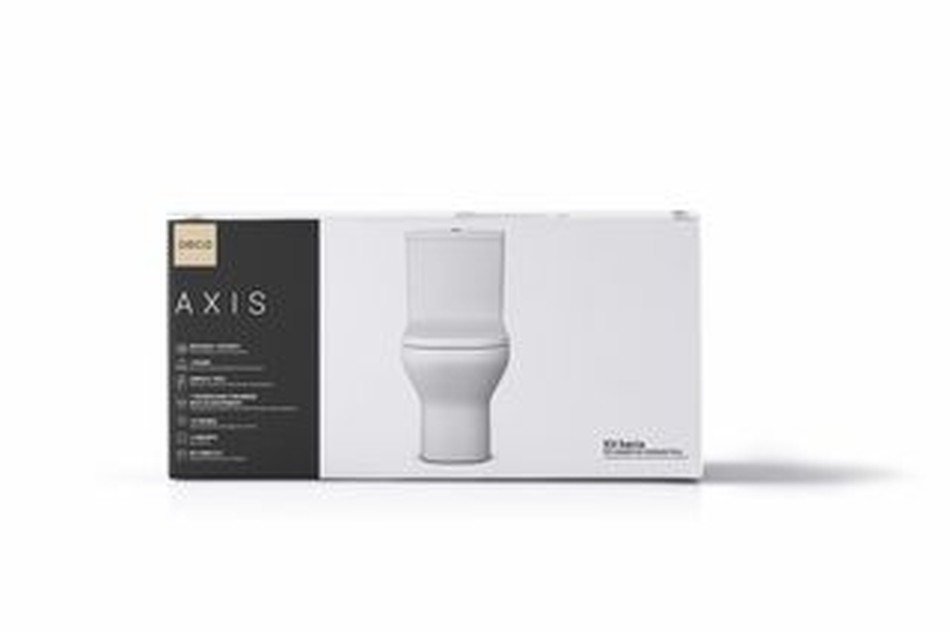 Kit de Vaso Sanitário Deca Axis com Caixa Acoplada (Termofixo) - Branco Gelo