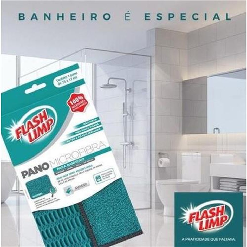 Pano Microfibra Para Banheiro