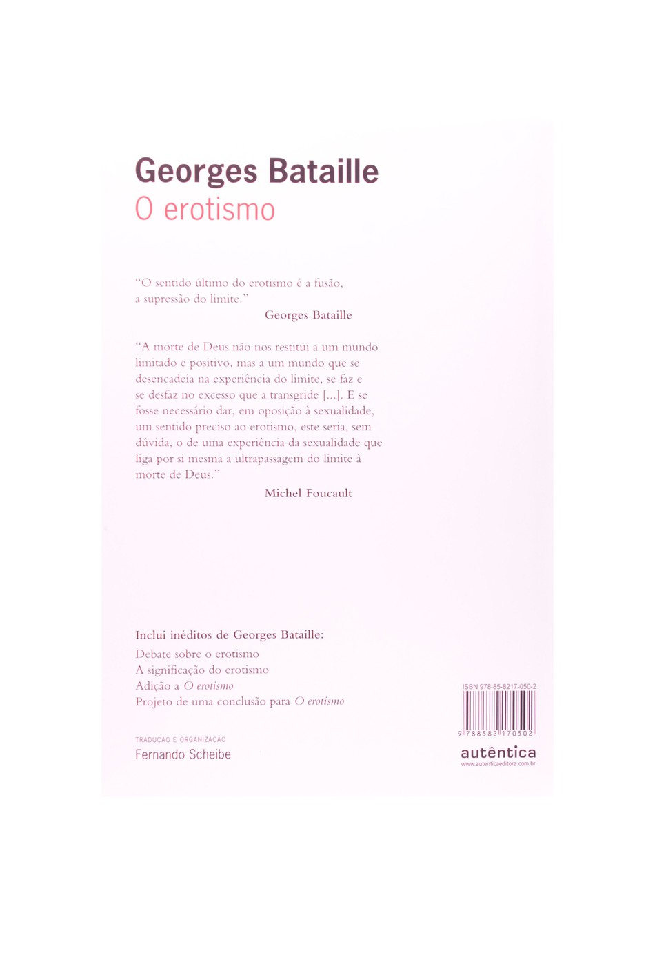 GEORGES BATAILLE - O EROTISMO