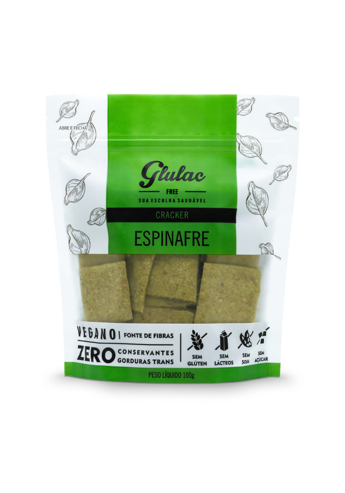 Cracker de Espinafre - 100g