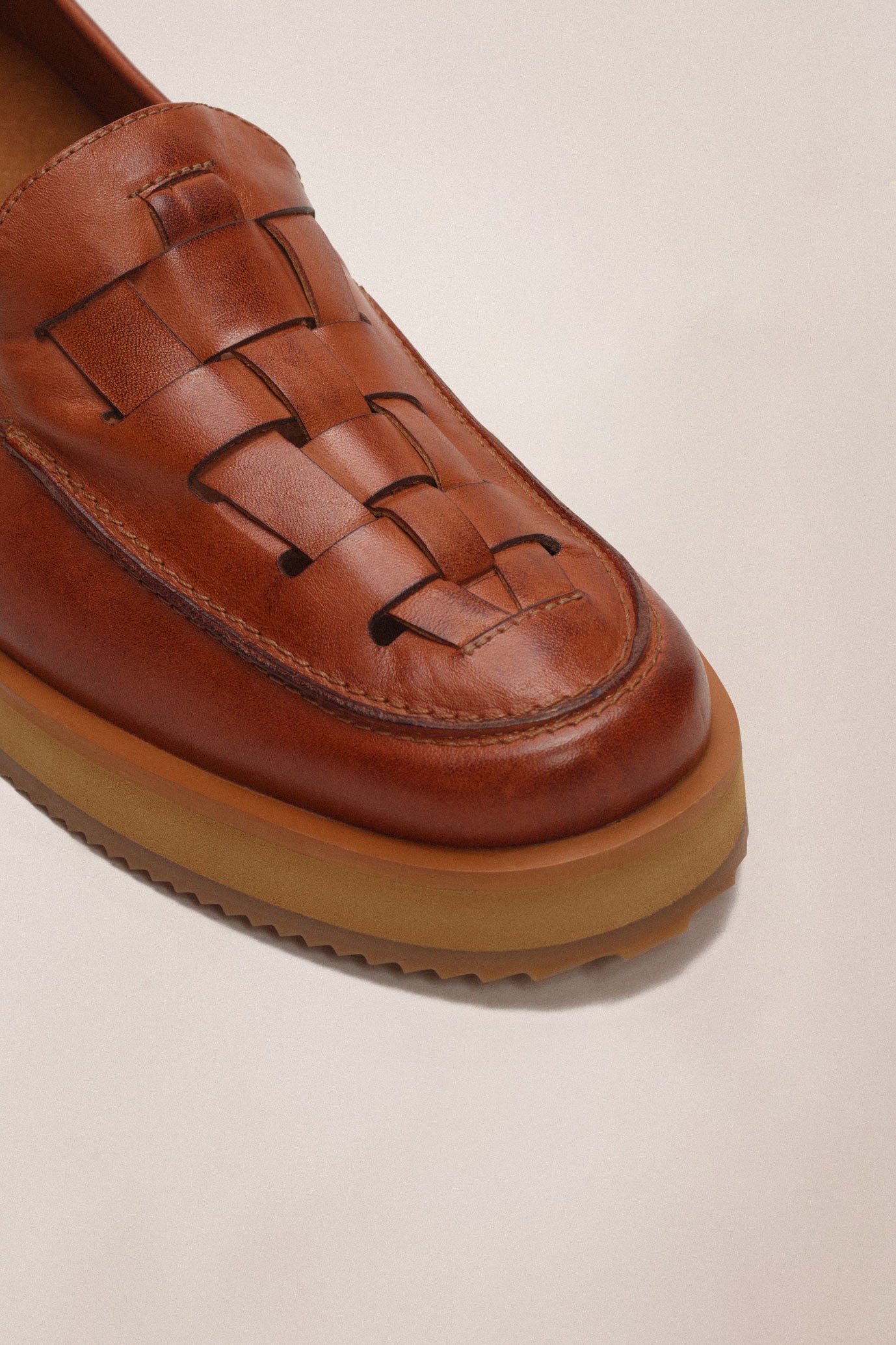 Loafer Tresse Couro