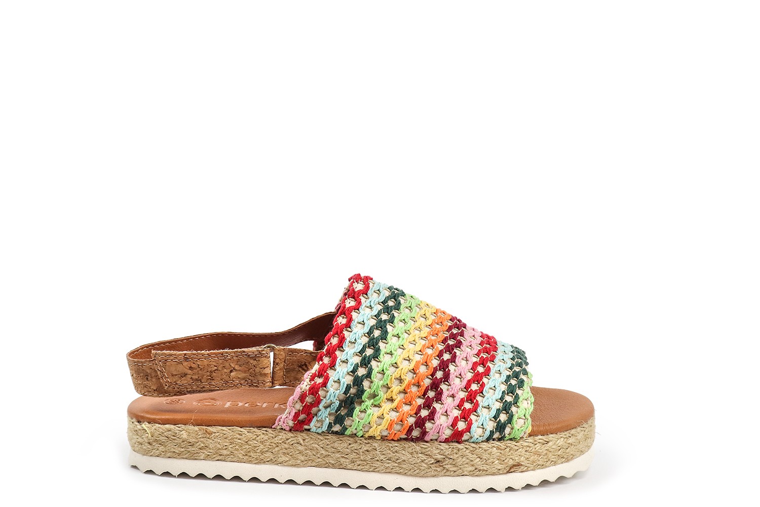 Sandália Pier Plataform Rainbow Croche