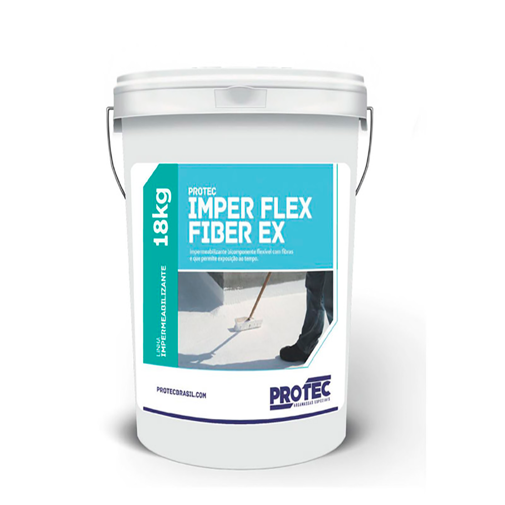 Protec Imper Flex Fiber EX 18kg - Branco