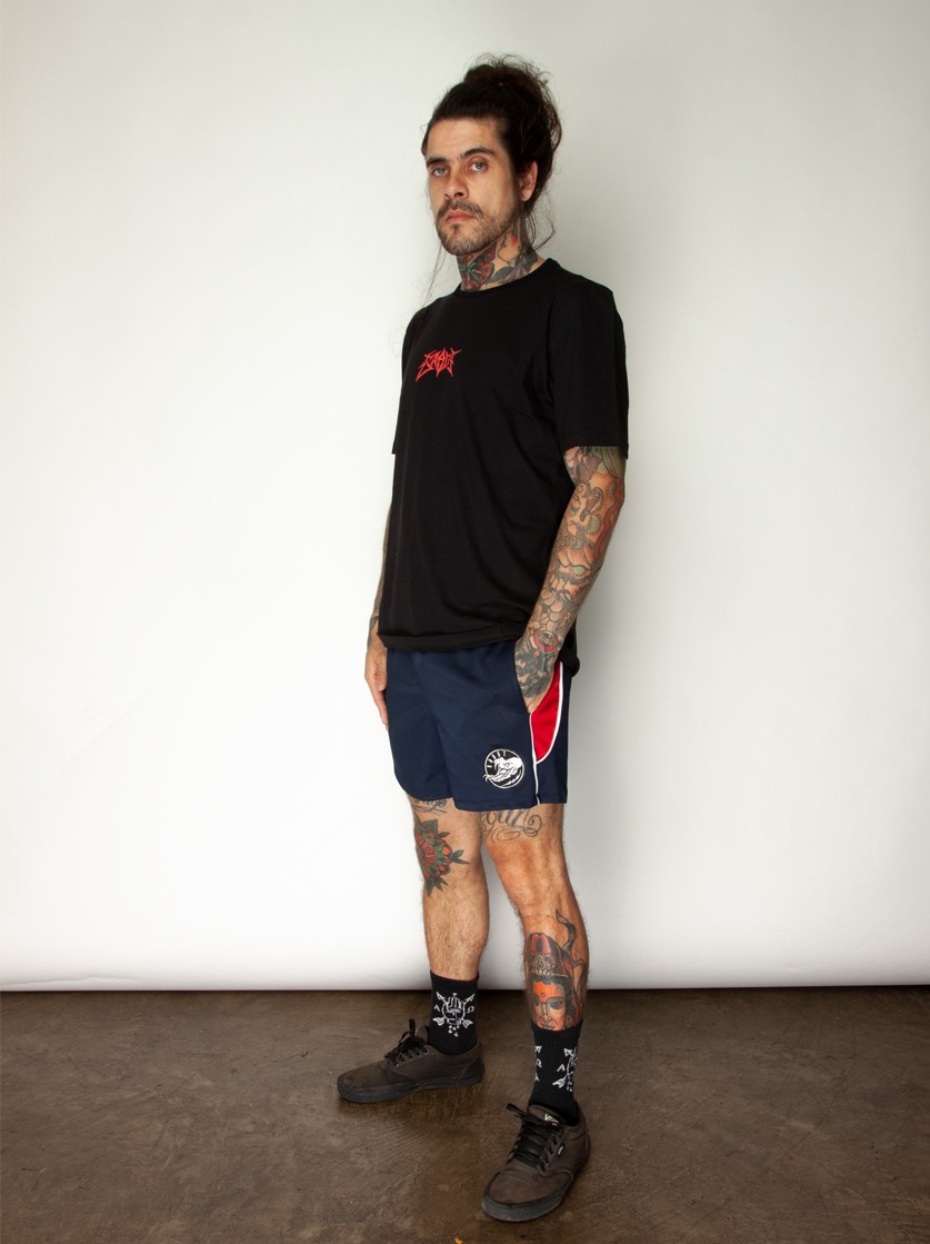 Shorts Duality Navy Red