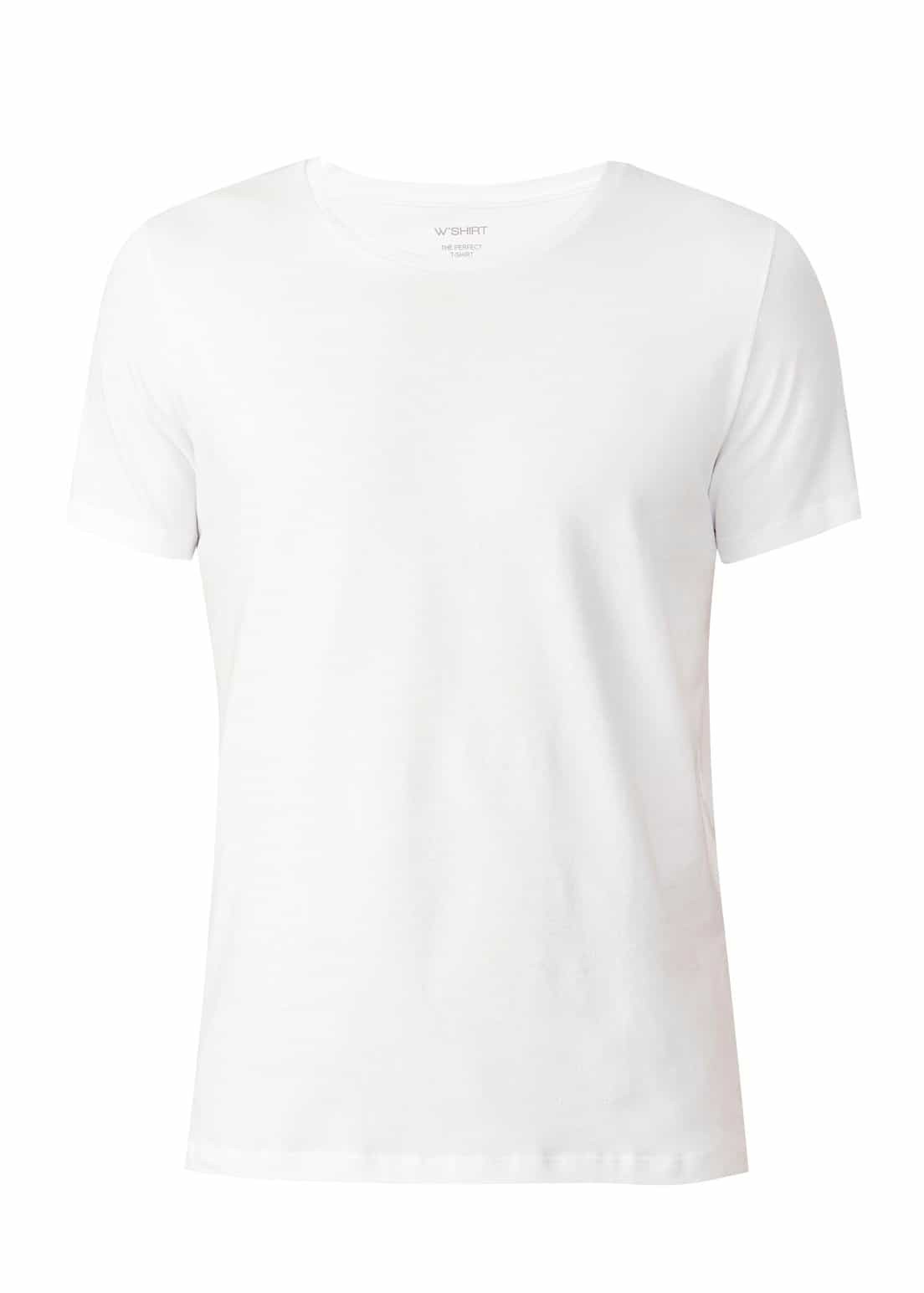 Camiseta Básica Algodão Premium Gola C Branca