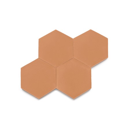 Ladrilho Hidráulico Ladrilar Hexagonal Terracota 15x17